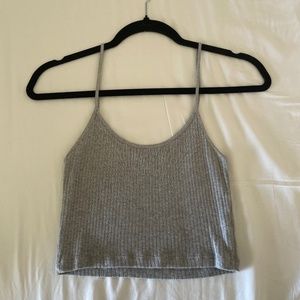 Brandy Melville grey crop top